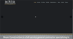 Desktop Screenshot of boyerconstruction.net