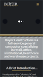 Mobile Screenshot of boyerconstruction.net